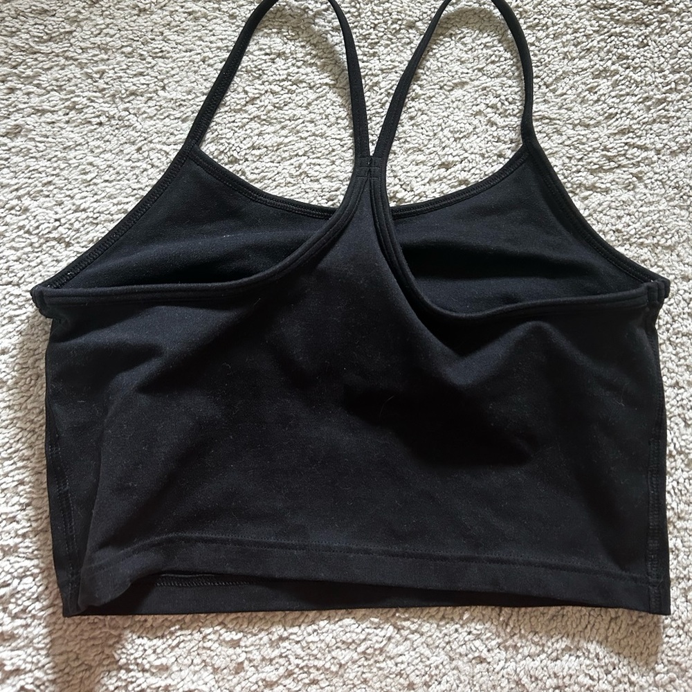 Black aerie sports bra/tank top, great condition, size small